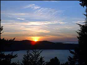 sunset view